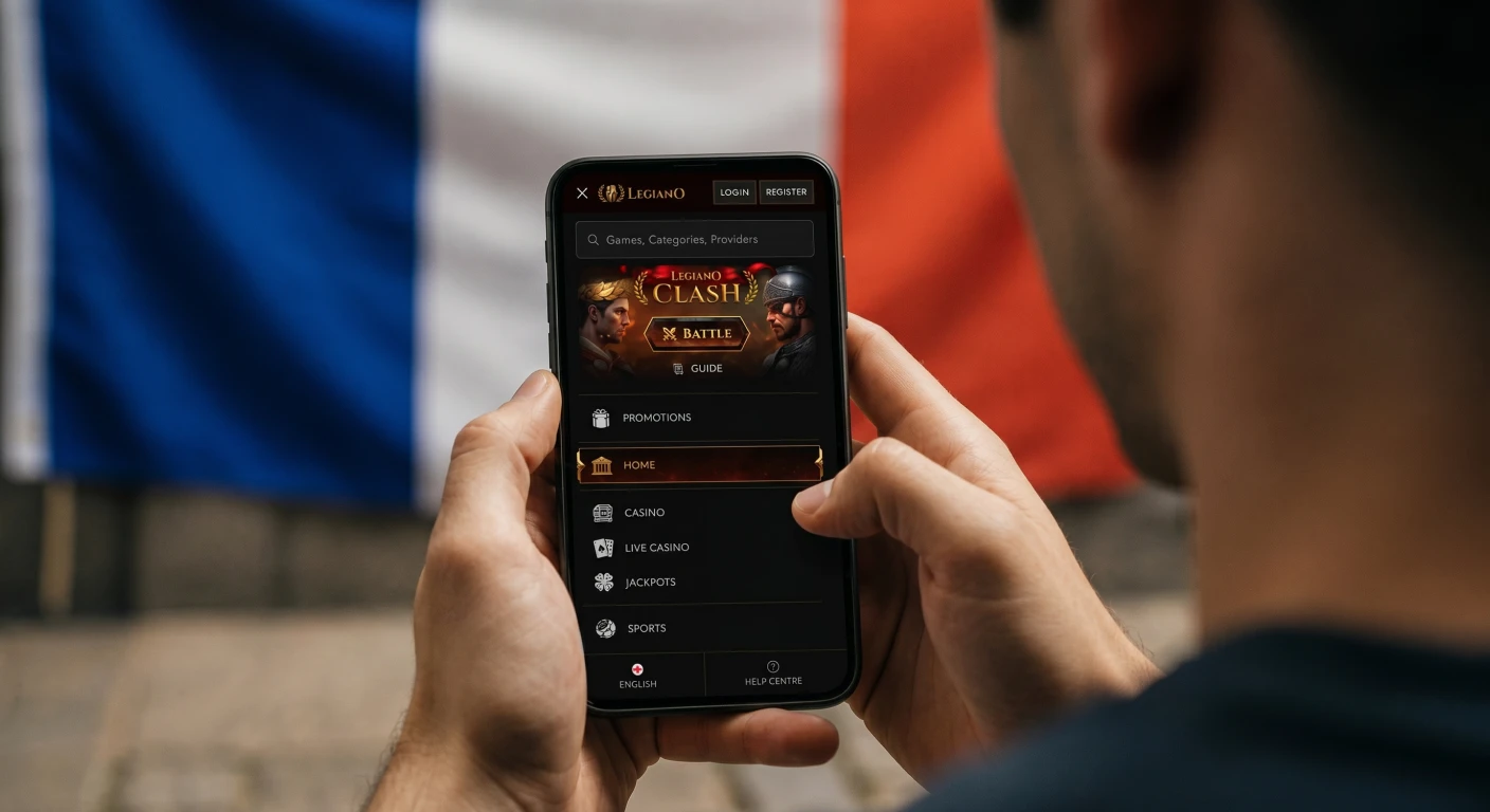 Legiano Casino mobile application