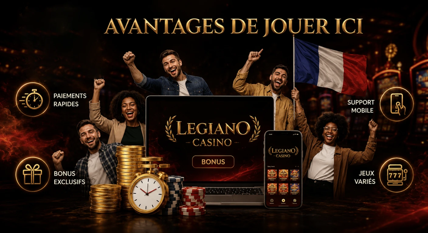 Legiano Casino avantages