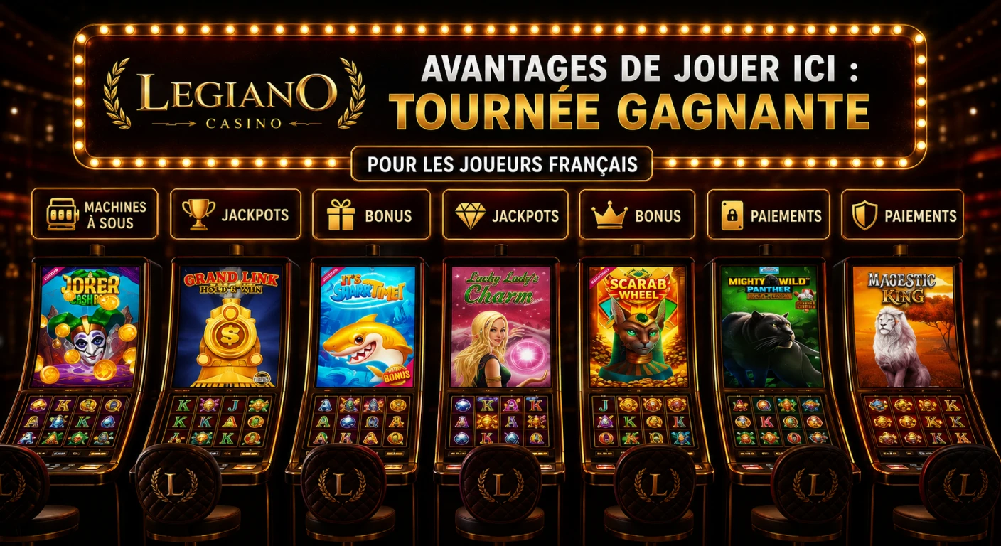 Legiano Casino éditeurs jeux